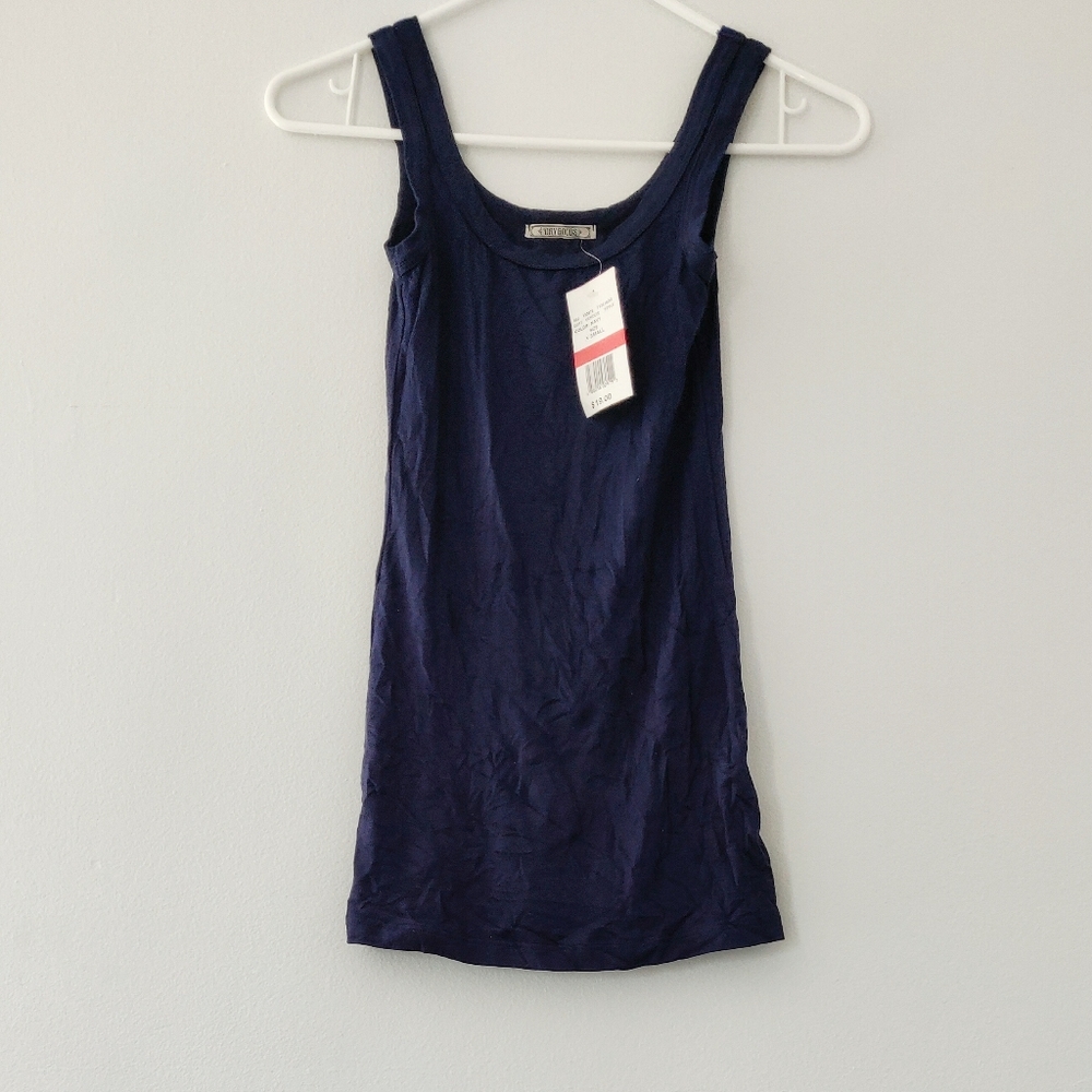 BRAND NEW NAVY TANK TOP SIZE XS